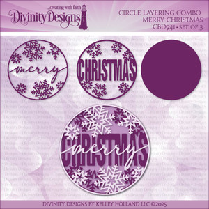 CIRCLE LAYERING COMBO - MERRY CHRISTMAS DIES CIRCLE LAYERING COMBO - MERRY CHRISTMAS DIES