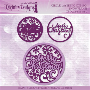 CIRCLE LAYERING COMBO - SNOWFLAKES DIES CIRCLE LAYERING COMBO - SNOWFLAKES DIES