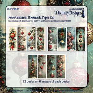 RETRO ORNAMENTS BOOKMARKS PAPER PAD RETRO ORNAMENTS BOOKMARKS PAPER PAD