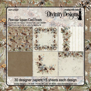 PINECONE SQUARE CARD FRONTS PAPER PAD