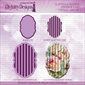 SLATTED & ECLIPSE - VINTAGE LABEL DIE