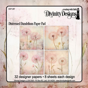 DISTRESSED DANDELIONS PAPER PAD