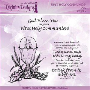 FIRST HOLY COMMUNION (CLEAR STAMPS)