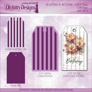 SLATTED & ECLIPSE - GIFT TAG  DIE