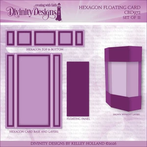 HEXAGON FLOATING CARD DIE - *SEE BELOW