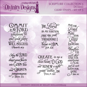 SCRIPTURE COLLECTION 5 (CLEAR STAMPS) SCRIPTURE COLLECTION 5 (CLEAR STAMPS)