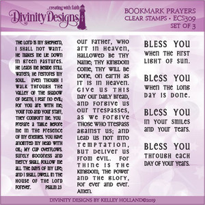 BOOKMARK PRAYERS (CLEAR STAMPS) BOOKMARK PRAYERS (CLEAR STAMPS)