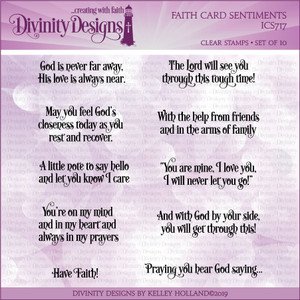 FAITH CARD SENTIMENTS (CLEAR STAMPS) FAITH CARD SENTIMENTS (CLEAR STAMPS)