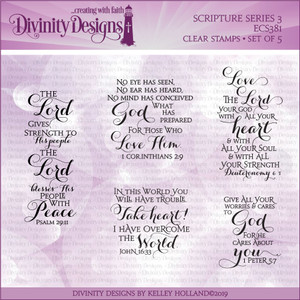 SCRIPTURE SERIES 3 (CLEAR STAMPS) SCRIPTURE SERIES 3 (CLEAR STAMPS)