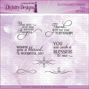 FLOURISHED VERSES (CLEAR STAMPS) FLOURISHED VERSES (CLEAR STAMPS)
