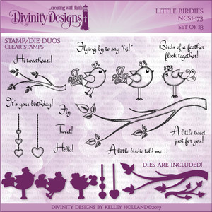 LITTLE BIRDIES (STAMP/DIE DUOS-CLEAR STAMPS) LITTLE BIRDIES (STAMP/DIE DUOS-CLEAR STAMPS)