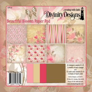 BEAUTIFUL BLOOMS 6X6 PAPER PAD BEAUTIFUL BLOOMS 6X6 PAPER PAD