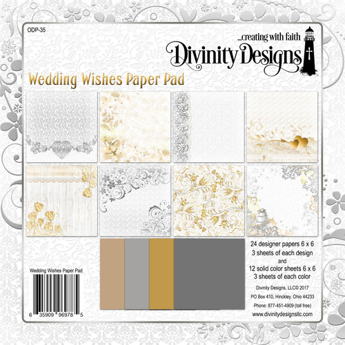 WEDDING WISHES 6x6 PAPER PAD COLLECTION