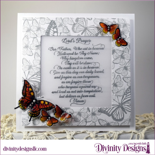 HOTP Clear Stamps - Botanical Butterflies - Silicone Stamps HOTP1227 -  Simply Special Crafts