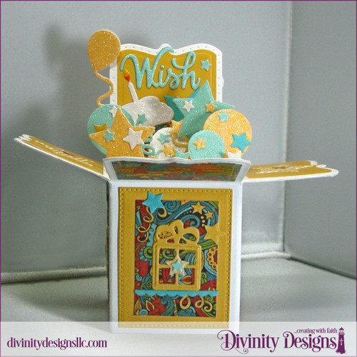 EXPLOSION BOX WITH LAYERS DIES - Divinity Designs LLC