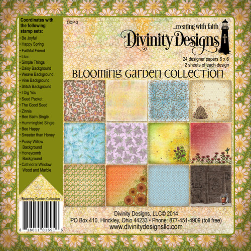 BLOOMING GARDEN COLLECTION 6x6 PAPER PAD