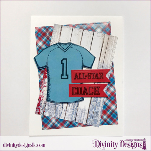 ALL-STAR JERSEYS (STAMP/DIE DUOS-CLEAR STAMPS) - Divinity Designs LLC