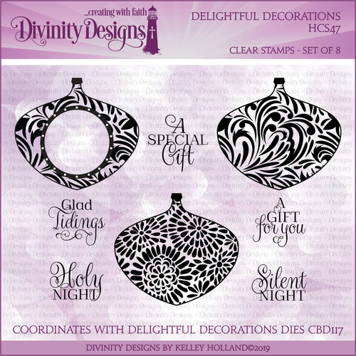 DELIGHTFUL DECORATIONS (CLEAR STAMPS)