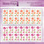 BEAUTIFUL  BLOSSOMS SET 2 REFILL PAPER PAD - SLIMLINE SIZED