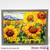 STAINED GLASS SUNFLOWER SCENES A2 CARD FRONTS