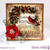 CHRISTMAS CARDINALS SQUARE CARD FRONTS PAPER PAD