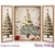 CHRISTMAS TREES EPHEMERA A2 CARD FRONTS PAPER PAD