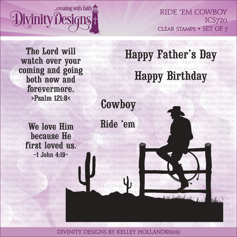 RIDE 'EM COWBOY (CLEAR STAMPS)