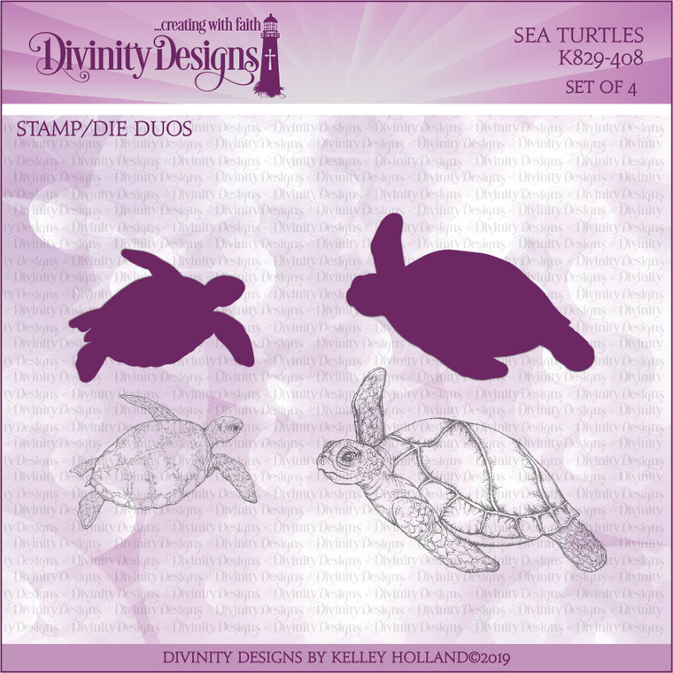 SEA TURTLES (STAMP/DIE DUOS)