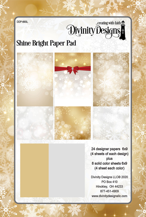 SHINE BRIGHT PAPER PAD - SLIMLINE  SIZED 6x9
