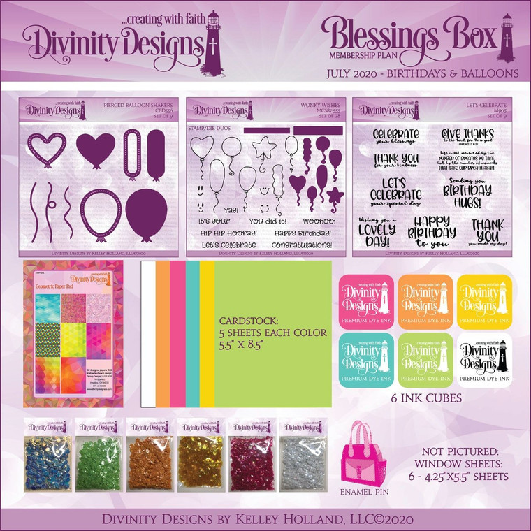 PAST BLESSINGS BOX - JULY 2020 (MEMBERS ONLY)