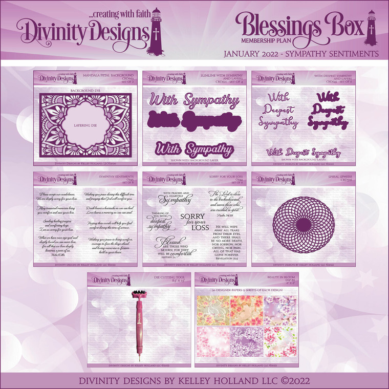 PAST BLESSINGS BOX - JANUARY 2022 (MEMBERS ONLY)