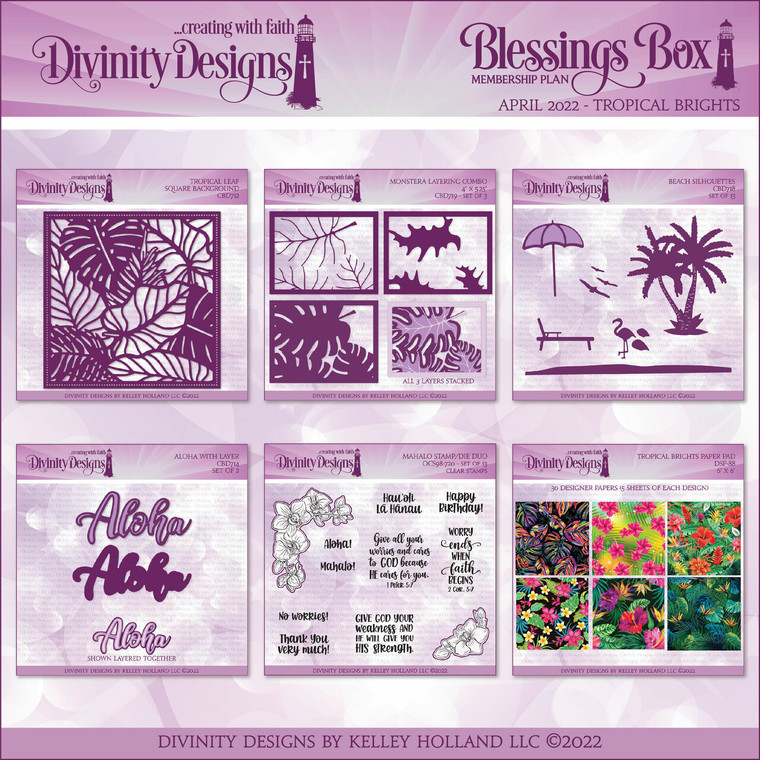 PAST BLESSINGS BOX - APRIL 2022 (MEMBERS ONLY)