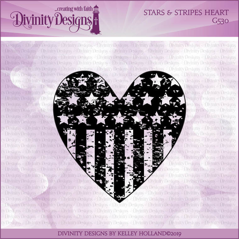 STARS AND STRIPES HEART