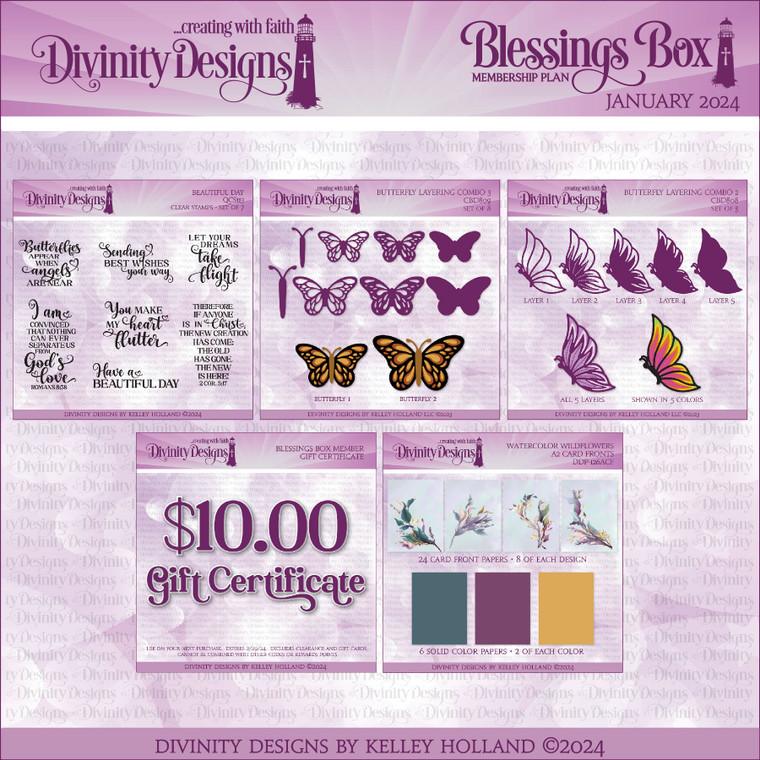 PAST BLESSINGS BOX - JANAUARY 2024 (FOR MEMBERS ONLY)