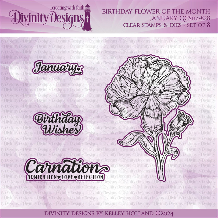 BIRTHDAY FLOWER OF THE MONTH - JANUARY