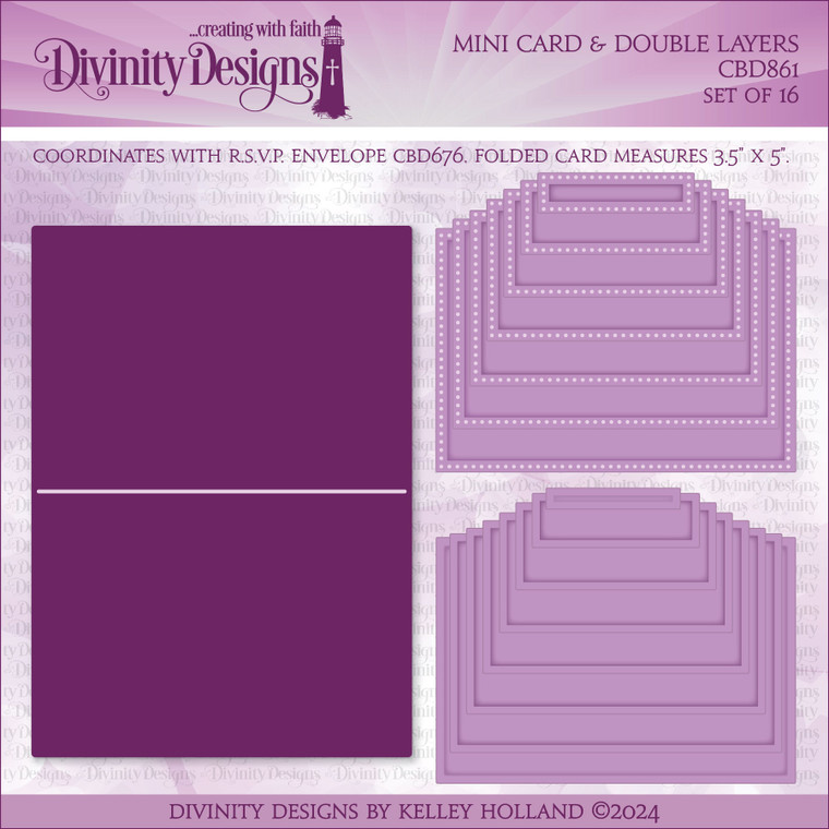 MINI CARD AND DOUBLE LAYERS DIE