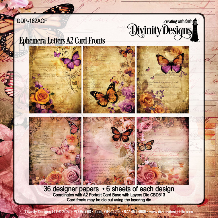 EPHEMERA LETTERS A2 CARD FRONTS