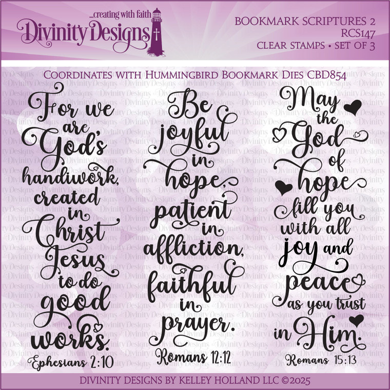 BOOKMARK SCRIPTURES 2 (CLEAR STAMPS)