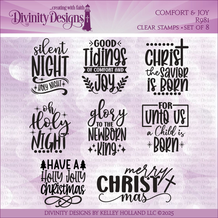 COMFORT & JOY (CLEAR STAMPS)