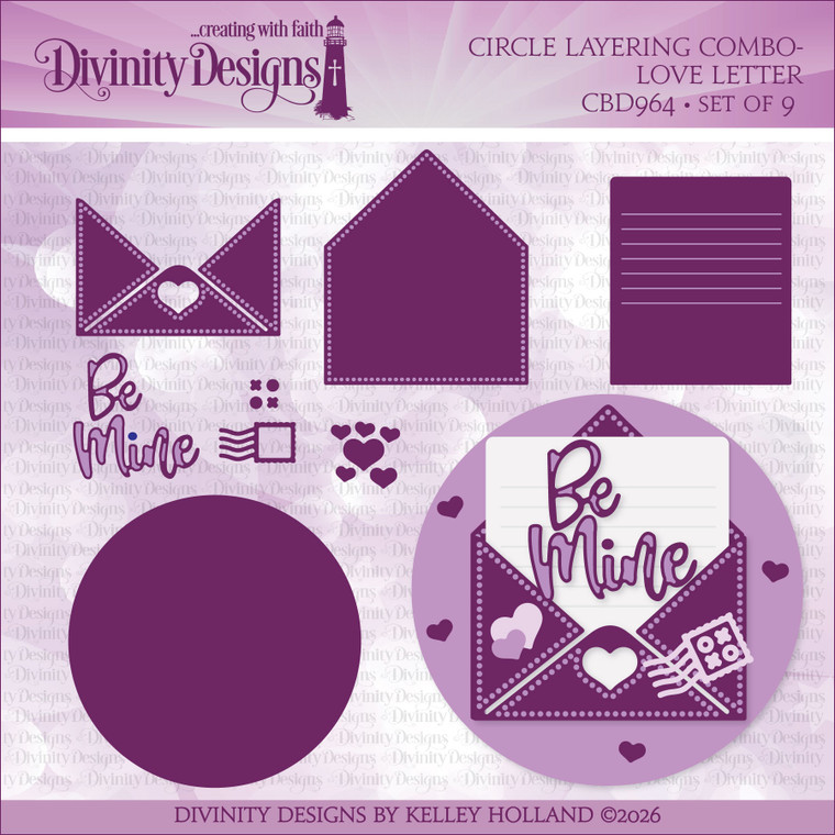 CIRCLE LAYERING COMBO - LOVE LETTER DIES