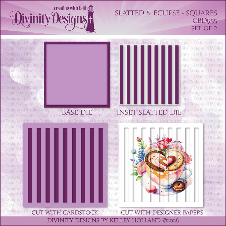SLATTED & ECLIPSE - SQUARES DIE