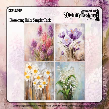 BLOSSOMING BULBS A2 CARD FRONTS PAPER PAD