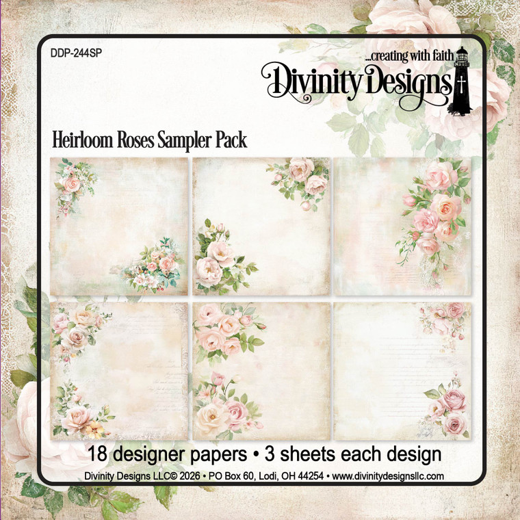 HEIRLOOM ROSES SAMPLER PACK - free with $50 purchase!