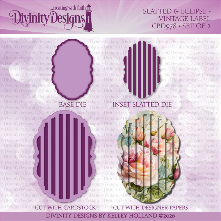 SLATTED & ECLIPSE - VINTAGE LABEL DIE