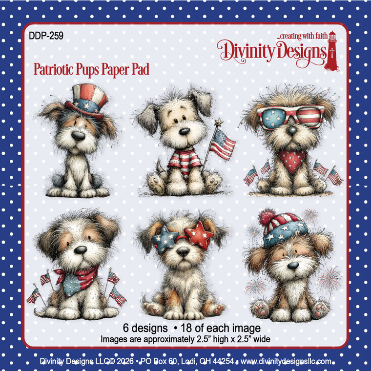 PATRIOTIC PUPS PAPER PAD