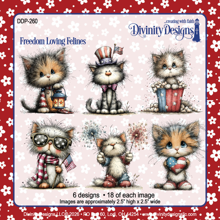 FREEDOM LOVING FELINES PAPER PAD