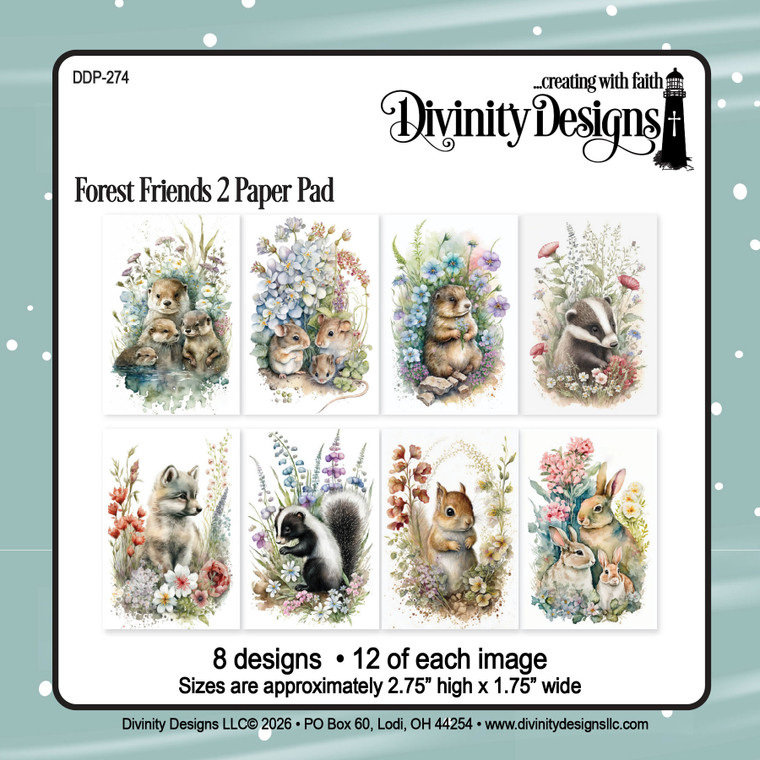 FOREST FRIENDS 2 PAPER PAD