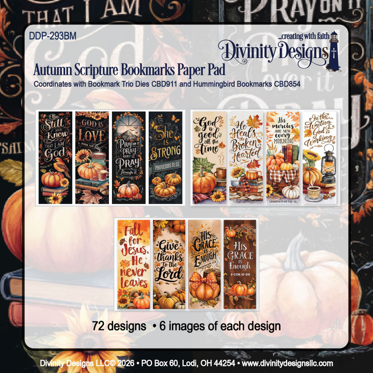AUTUMN SCRIPTURE BOOKMARKS PAPER PAD