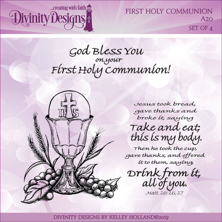FIRST HOLY COMMUNION (CLEAR STAMPS)
