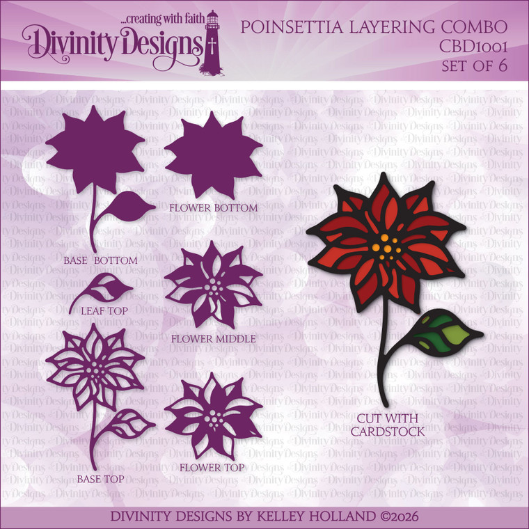 POINSETTIA LAYERING COMBO DIES